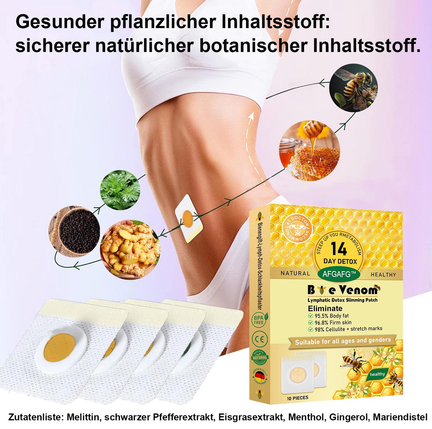 🐝🍯AFGAFG™ Bienengift Lymphdrainage Schlankheitspflaster