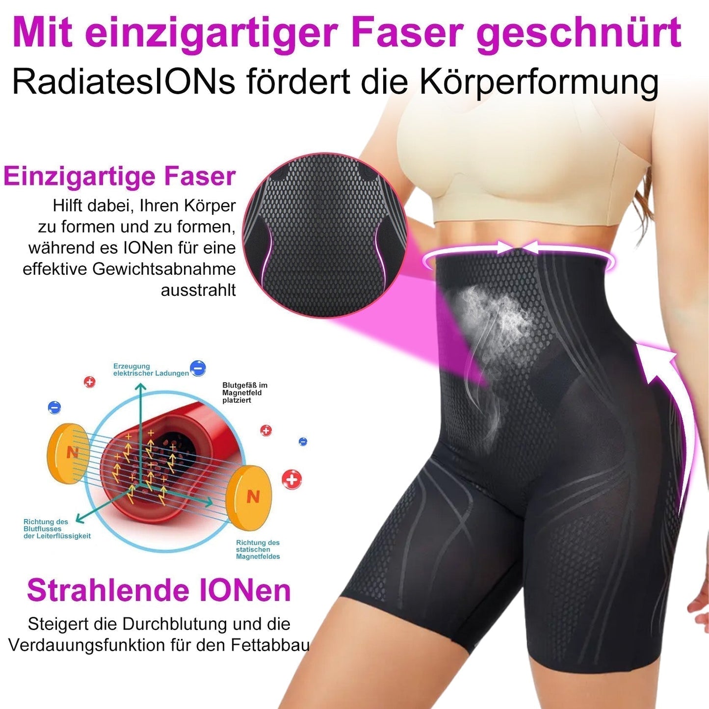 👑👑👑KaaLa™ Negative Ion Fettabbau, Bauchstraffung, entgiftende Formhose【Letzte 20 Minuten, begrenztes Angebot: 7 Rabatt】