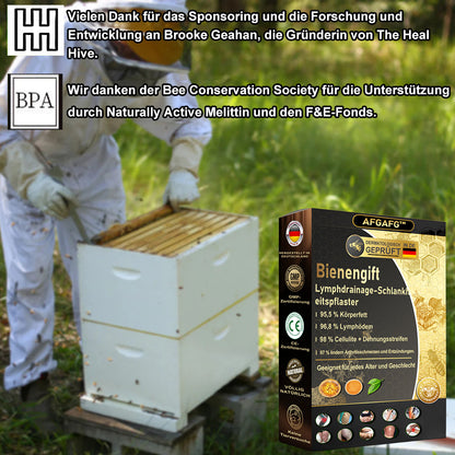 🐝✨ AFGAFG™🌐🌐 Bienen-Venom Lymphatischer Drainage Schlank-Patch【Empfohlen vom Arzt - Geeignet für Männer und Frauen】