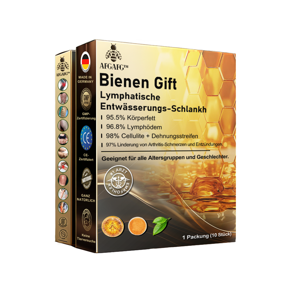 🐝 AFGAFG™💥💥 Bienen-Venom Lymphatischer Drainage Schlank-Patch【Empfohlen vom Arzt - Geeignet für Männer und Frauen】