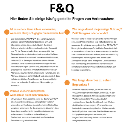 🐝✨ AFGAFG™🌐🌐 Bienen-Venom Lymphatischer Drainage Schlank-Patch【Empfohlen vom Arzt - Geeignet für Männer und Frauen】